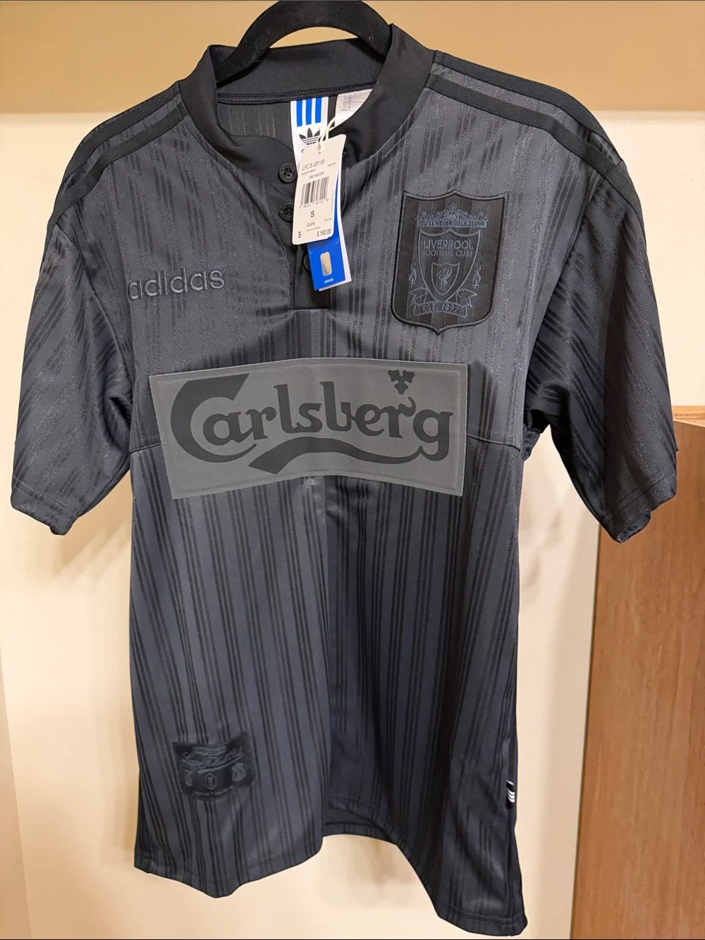 NWT Authentic adidas Liverpool FC Special 95 Carlsberg Football / Soccer Jersey